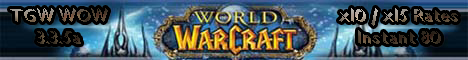 TGW - World Of Warcraft 3.3.5a Banner