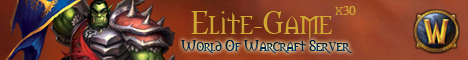 World Of Warcraft Server Elite-Game x30 Banner