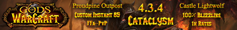 Gods Of Warcraft - 4.3.4 Cataclysm  Banner